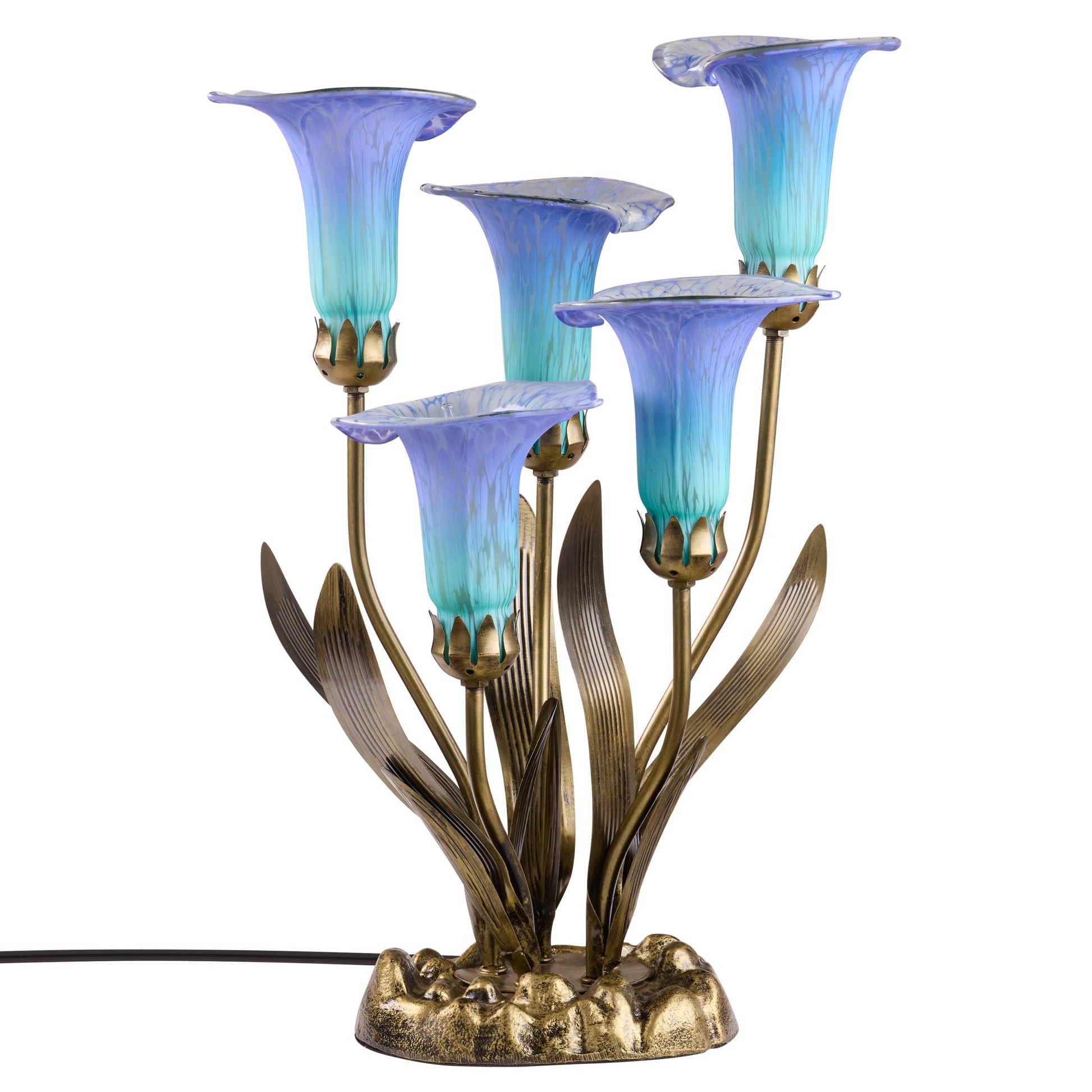 Purple/Teal/Brass-