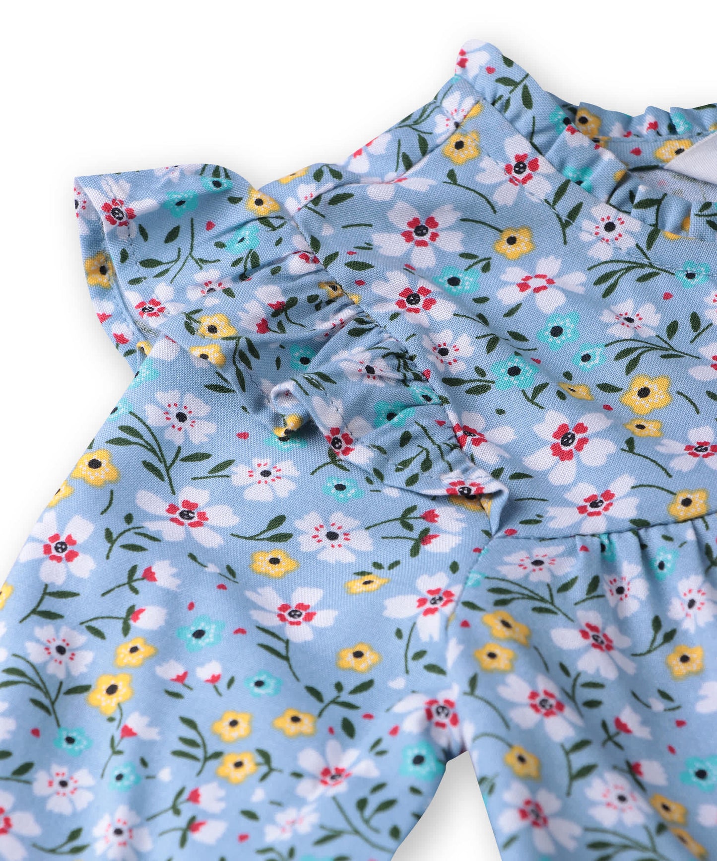 Beebay Button -through printed A-line dress