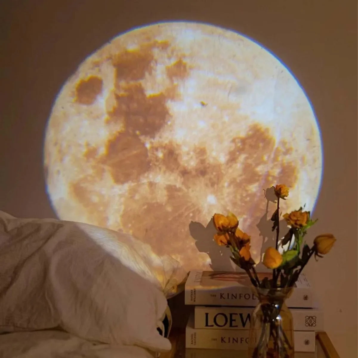 Tripod Moon Projector Light