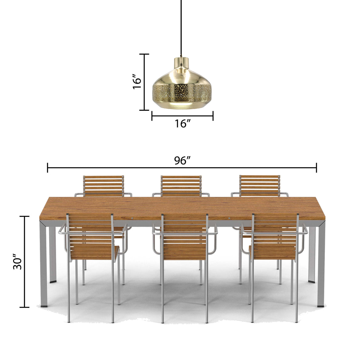River of Goods 16"H Sorrento Teardrop 1-Light Metal Pendant