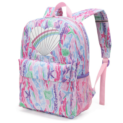 Nautica Kids 18" Airline Approved 5-Piece Carry-on Suitcase Set | Pastel Shell