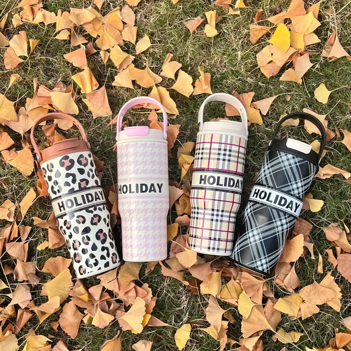Yellow-Brown Plaid-