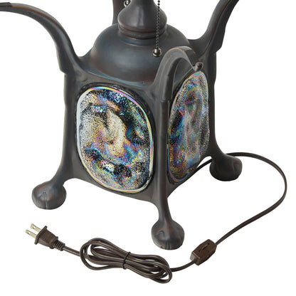 Aqua/ Green/ Amber/ Antique Bronze-