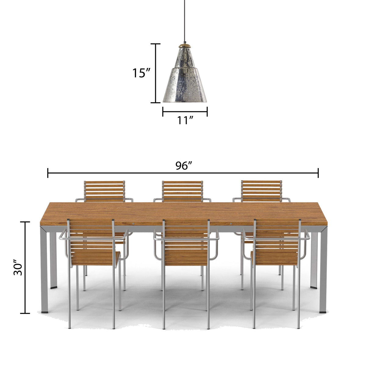 River of Goods 11" W Tracie Glam Gold and Silver Cone Shade Pendant Light