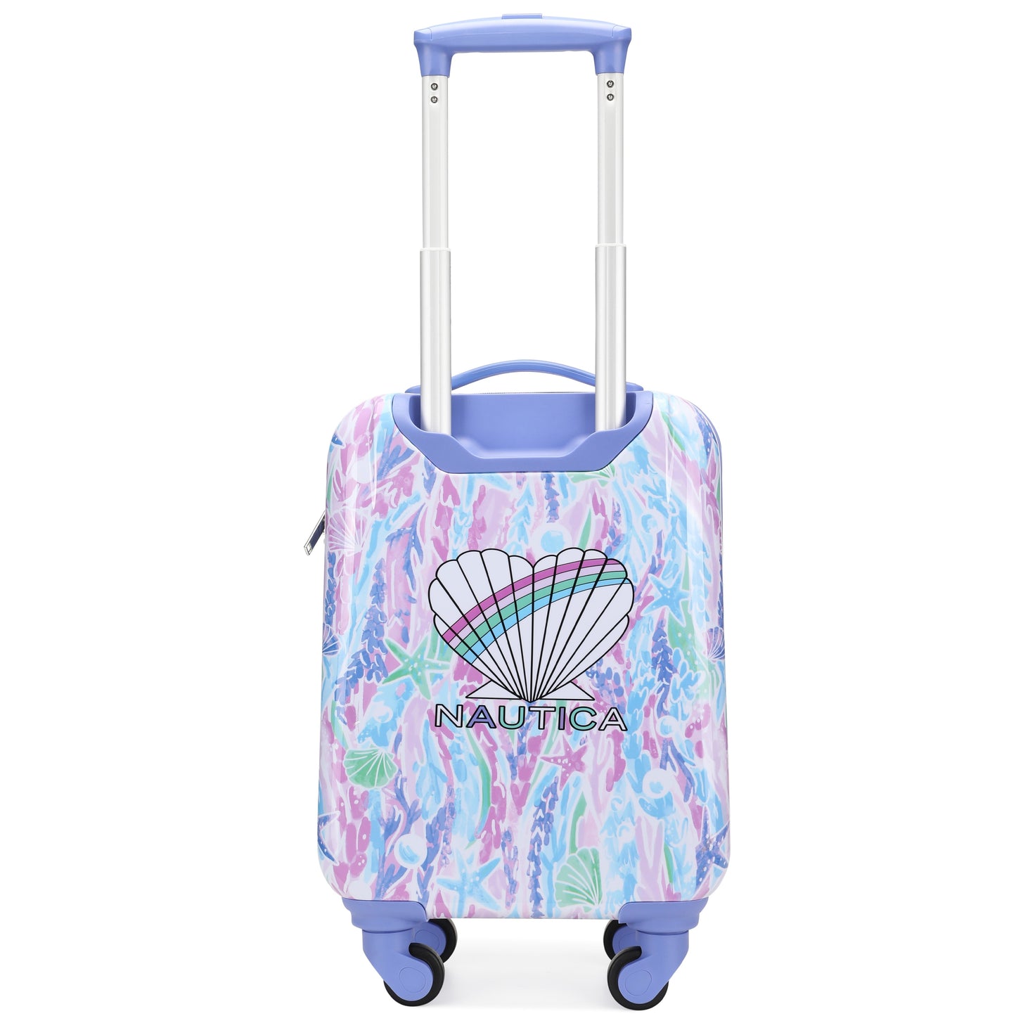 Nautica Kids 18" Airline Approved Carry-on Suitcase | Pastel Shell