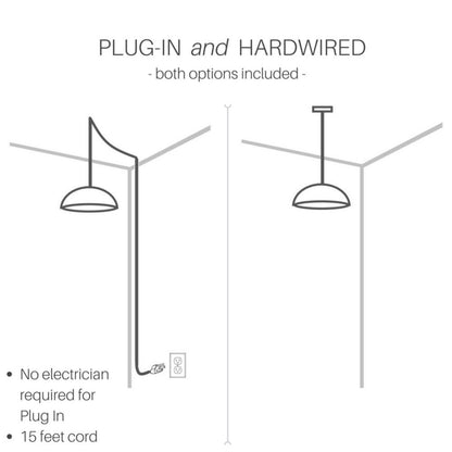 River of Goods 14.25"H Clear and Chrome Tiered Crystal Glass Plug-in and Hardwire Hanging Chandelier