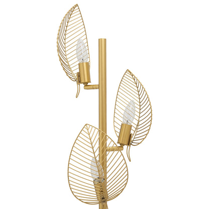 River of Goods 59.25" H Theo Leaf Shade Floor Lamp