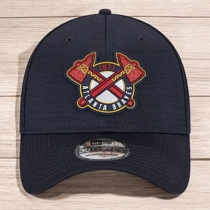New Era Men's MLB 3930 Clubhouse Flex Fit Braves