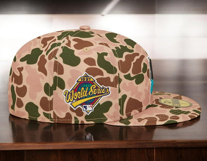New Era Men's MLB Miami Marlins 5950 Duck Camo Ws97 Fitted Camo