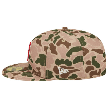 New Era Men's MLB Boston Red Sox 5950 Duck Camo Ws04 Fitted