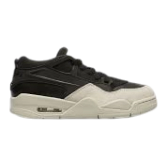 Nike Air Jordan 4 RM Big Kids' (GS) Sneakers — Black & Light Bone Mid-Top