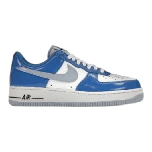 Nike Air Force 1 '07 Women's Sneakers — Cobalt Bliss & Blue Patent Low-Top