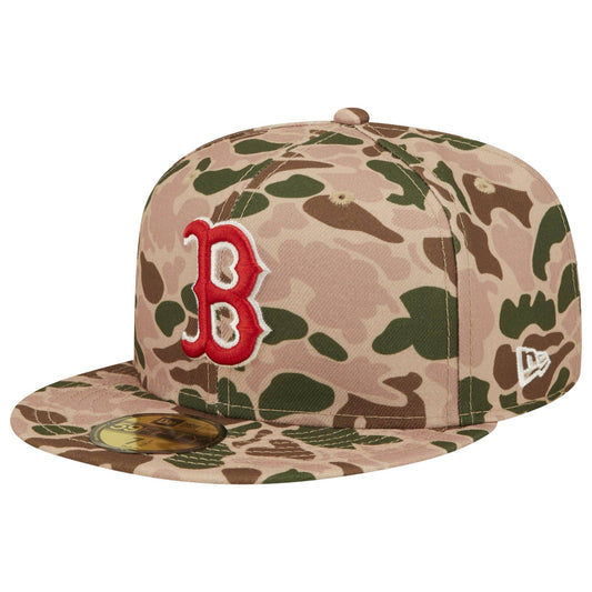 New Era Men's MLB Boston Red Sox 5950 Duck Camo Ws04 Fitted