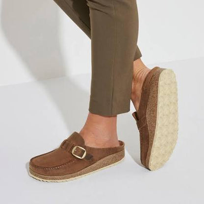 Birkenstock Unisex Buckley Natural Leather Oiled Cognac