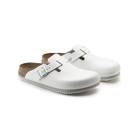 Birkenstock Boston Natural Leather Clogs Regular