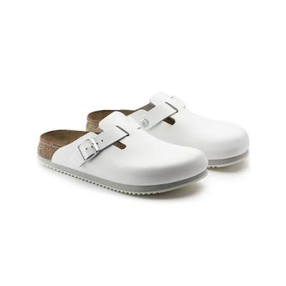 Birkenstock Boston Natural Leather Clogs Regular