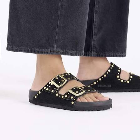 Birkenstock Arizona Rivet Logo Leather Equiste Black