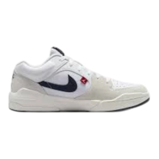 Nike Jordan Stadium 90 Men's Sneakers — White & Midnight Navy Low-Top