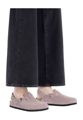Birkenstock Unisex Tokio Suede Leather Faded Purple