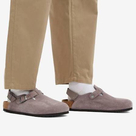 Birkenstock Unisex Tokio Suede Leather Faded Purple