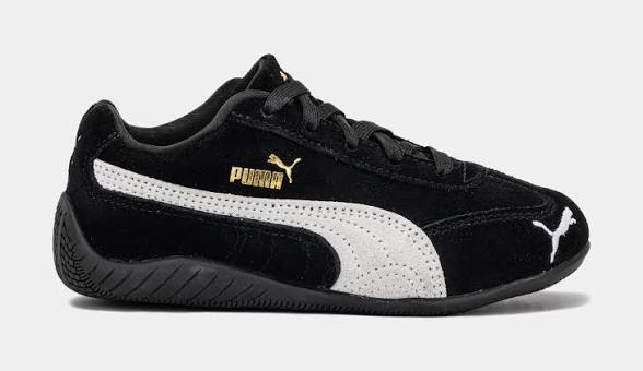 PUMA Speedcat OG Little Kids' (PS) Sneakers — Black Suede Low-Top