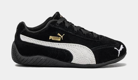 PUMA Speedcat OG Little Kids' (PS) Sneakers — Black Suede Low-Top
