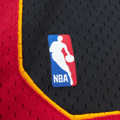 Mitchell & Ness Men's NBA Black Swingman Shorts Heat 2012
