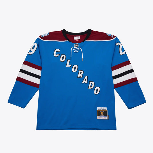 Men's Mitchell & Ness Nhl Alternate Jersey Avalanche 2013 Nathan Mackinnon