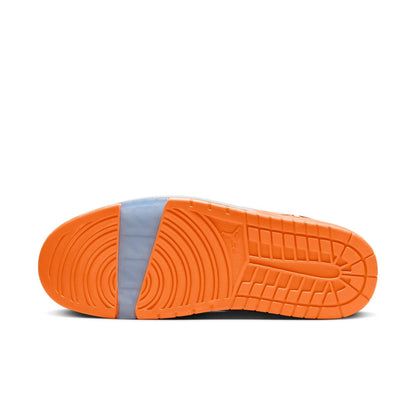 Air Jordan Men's Nu Retro 1 Low 'White Black Magma Orange' Sneakers