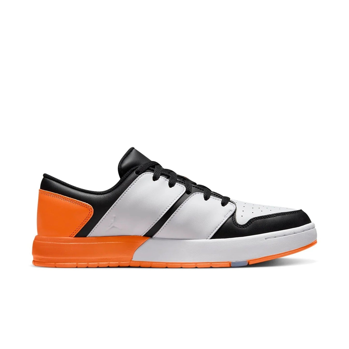 Air Jordan Men's Nu Retro 1 Low 'White Black Magma Orange' Sneakers