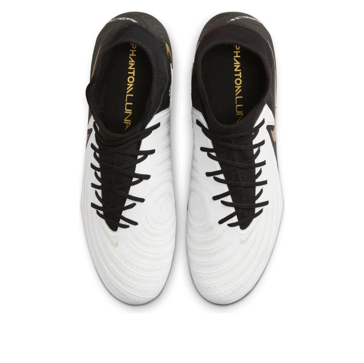 White/Metallic Gold Coin/Black-