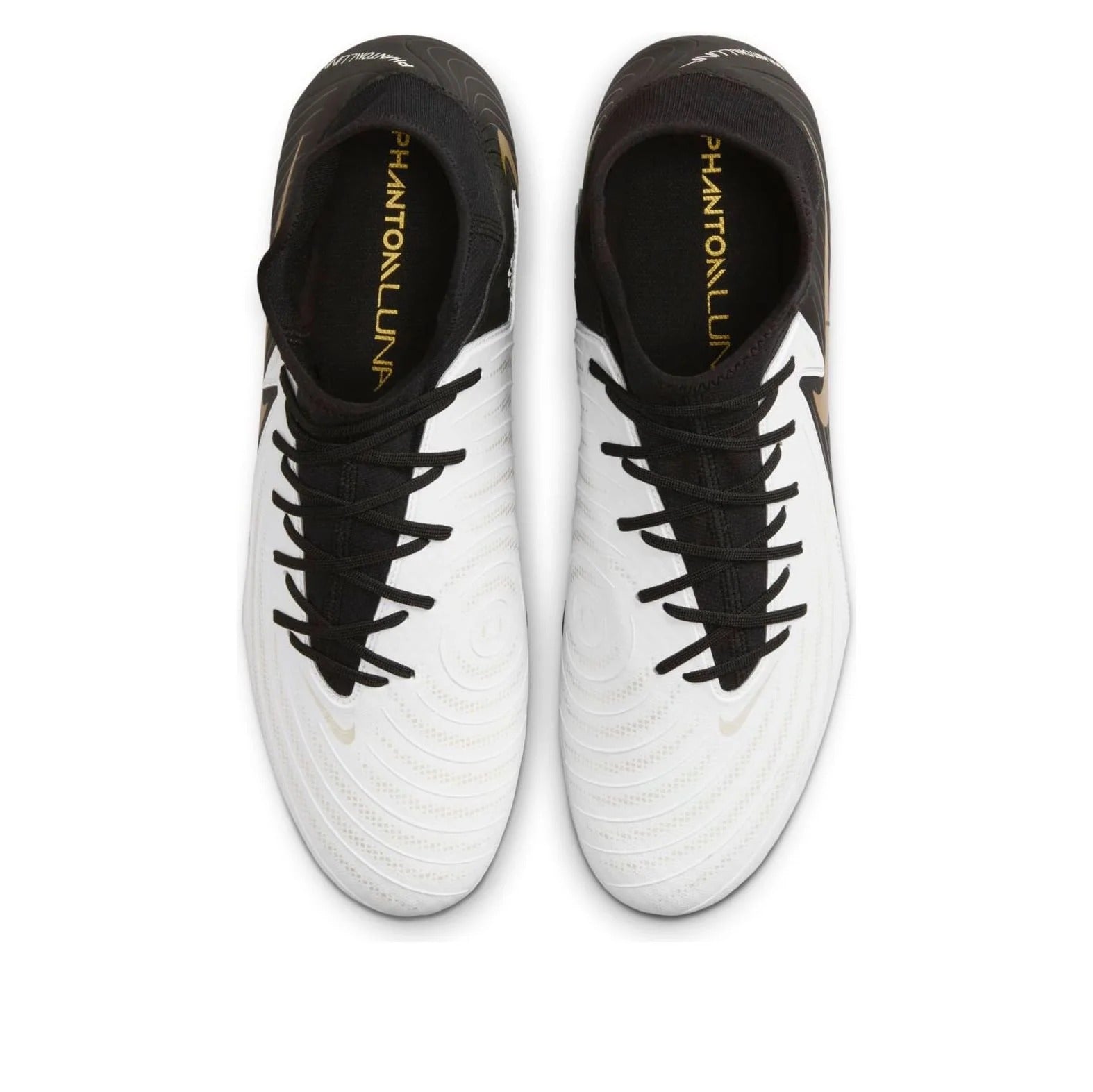 White/Metallic Gold Coin/Black-