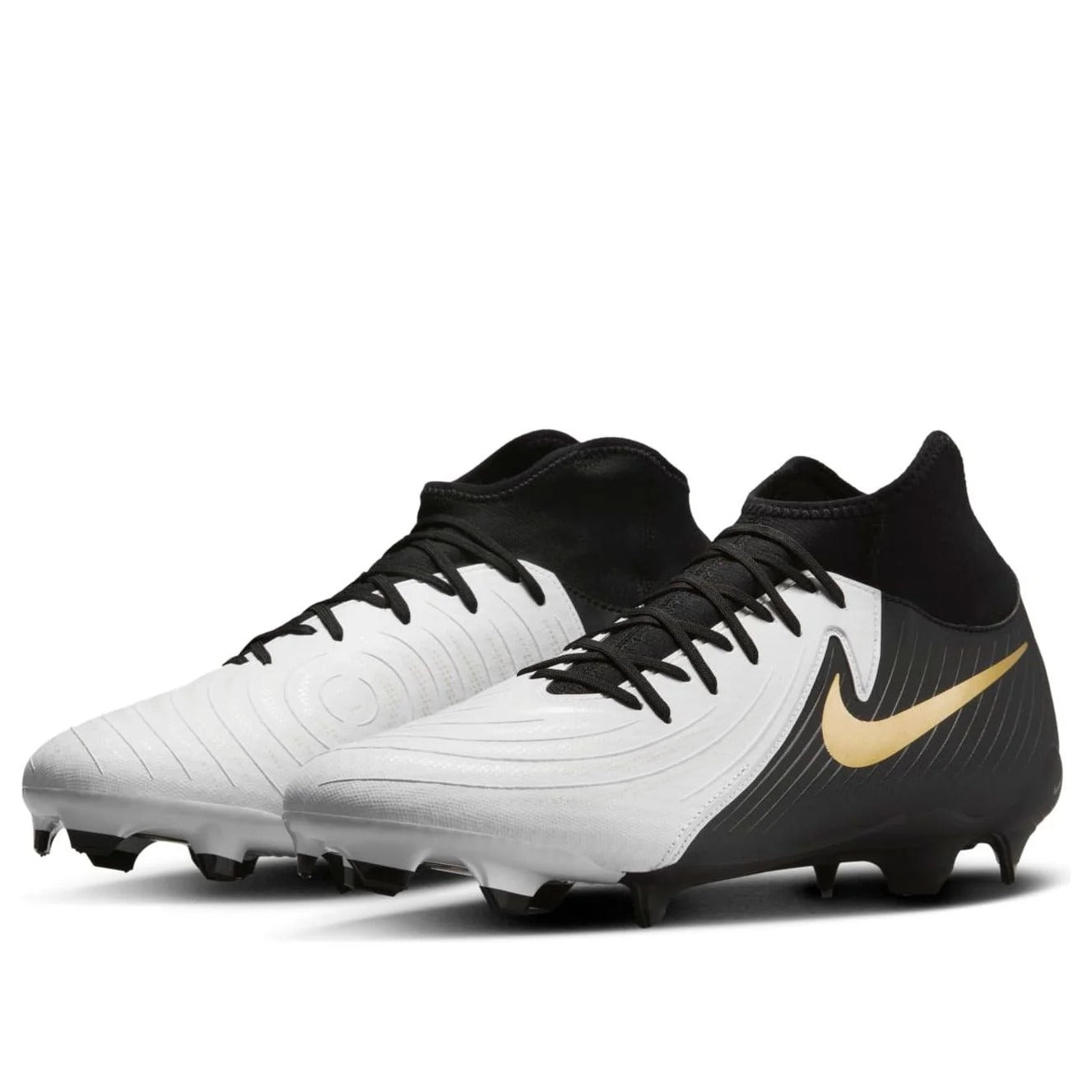 White/Metallic Gold Coin/Black-