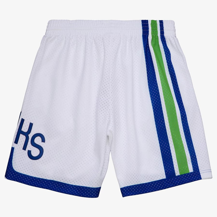 Men's Mitchell & Ness NBA White Shorts Hawks 1970