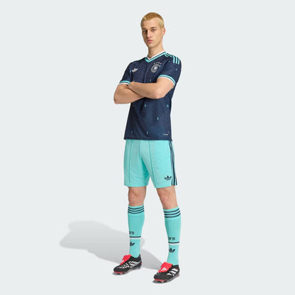 [jn2075] Mens Adidas Dfb Germany Away Shorts - Flaaqu