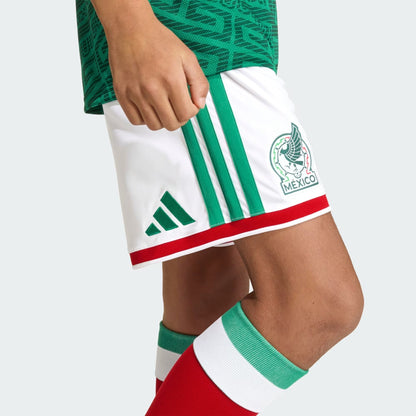 [KA6070] Youth Adidas Fmf Mexico 26 Home Shorts - White