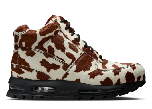[io4635-100] Mens Nike Air Max Goadome Qs 'sail Cacao Wow Cow Print Pony Hair'