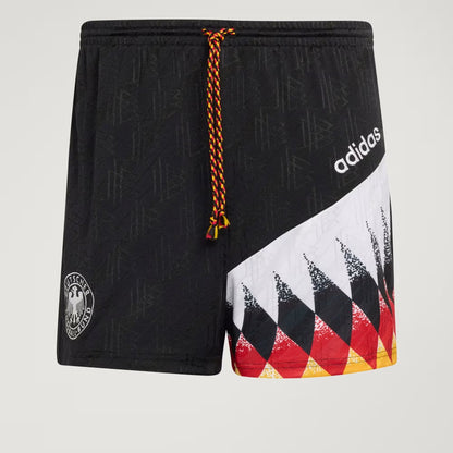 [jz6958] Mens Adidas Dfb Germany Home Shorts 1994 - Black