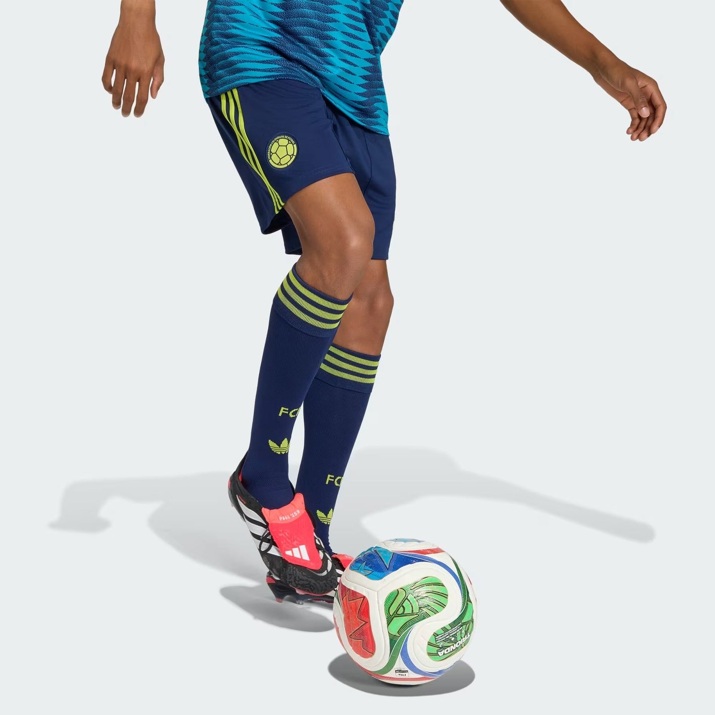 [jl6984] Mens Adidas Fcf Colombia 26 Away Shorts - Team Navy Blue