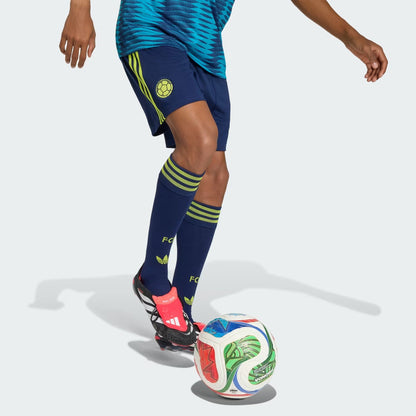 [jl6984] Mens Adidas Fcf Colombia 26 Away Shorts - Team Navy Blue