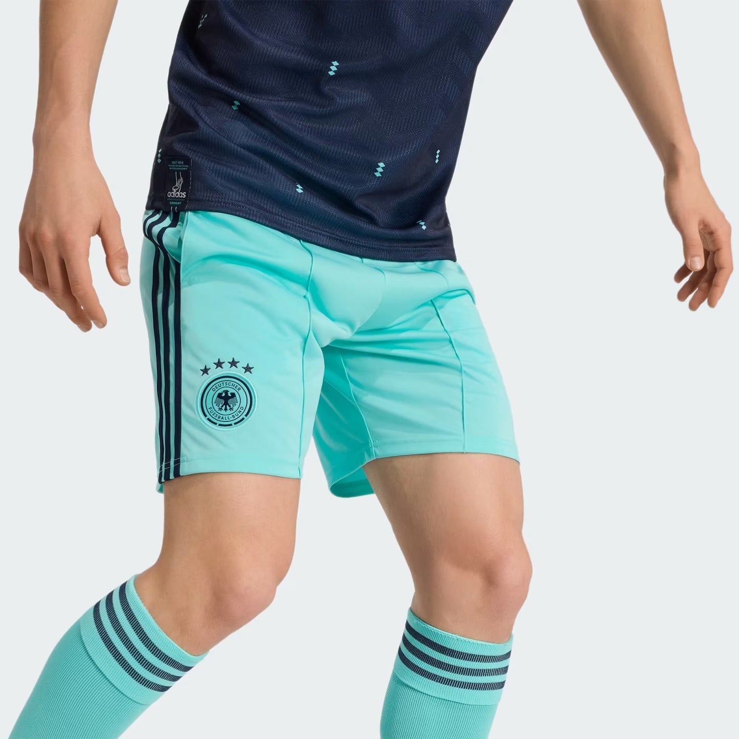 [jn2075] Mens Adidas Dfb Germany Away Shorts - Flaaqu