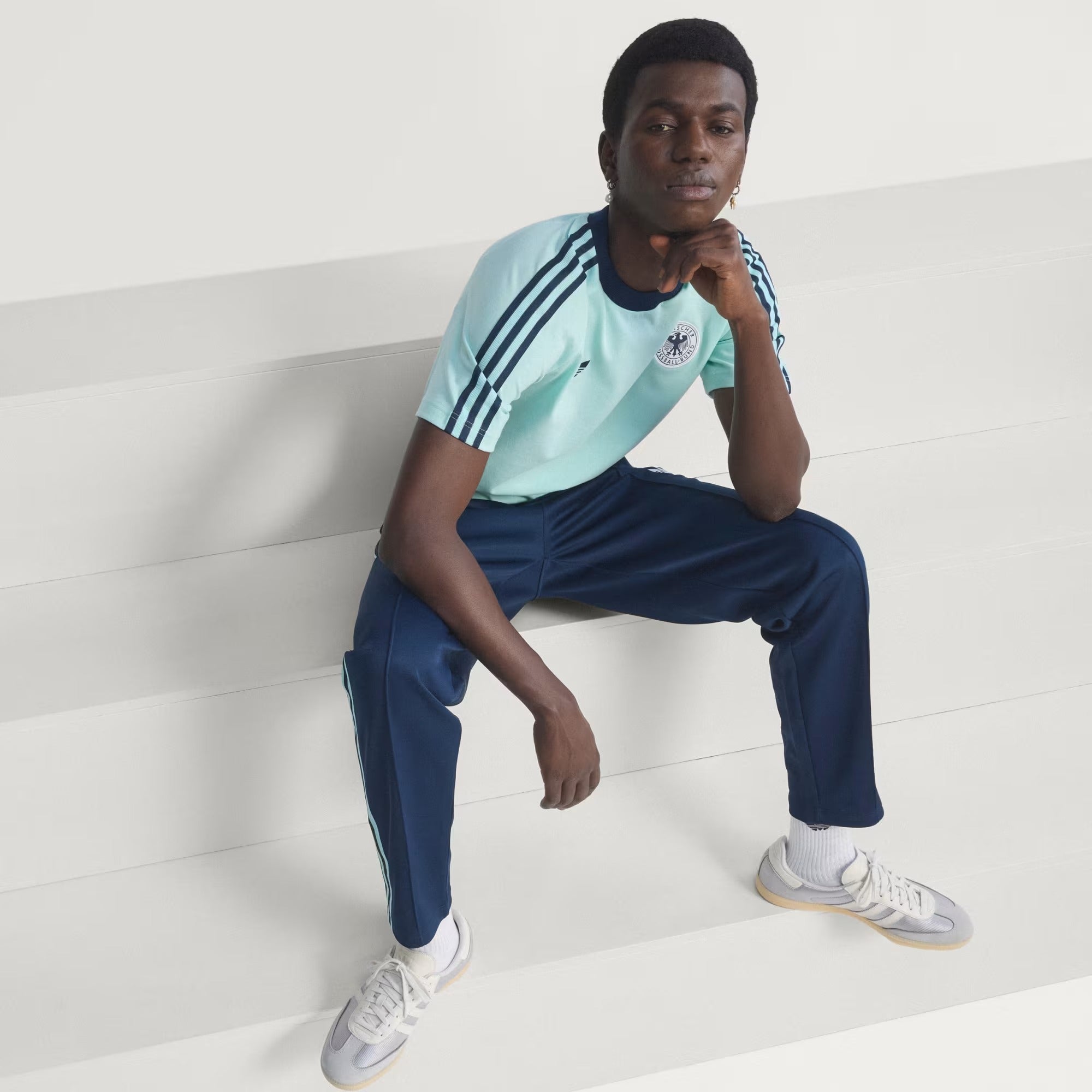jz9341] Mens Adidas Dfb Germany Originals Track Pants - Conavy