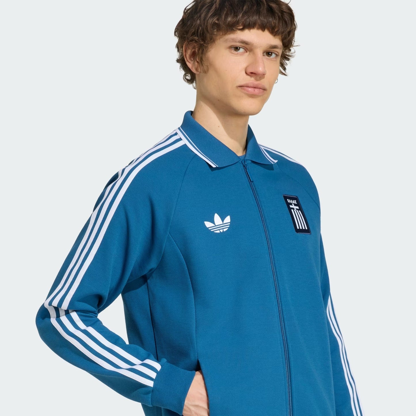 [kq9584] Mens Adidas Epo Greece Away Anthem Jacket - Dupe