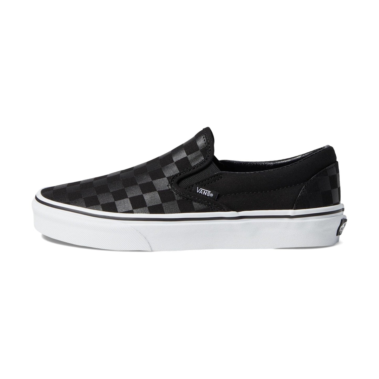 [vn000eye276] Mens Vans Ua Classic Slip-on Checkerboard - Black/black