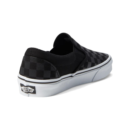 [vn000eye276] Mens Vans Ua Classic Slip-on Checkerboard - Black/black