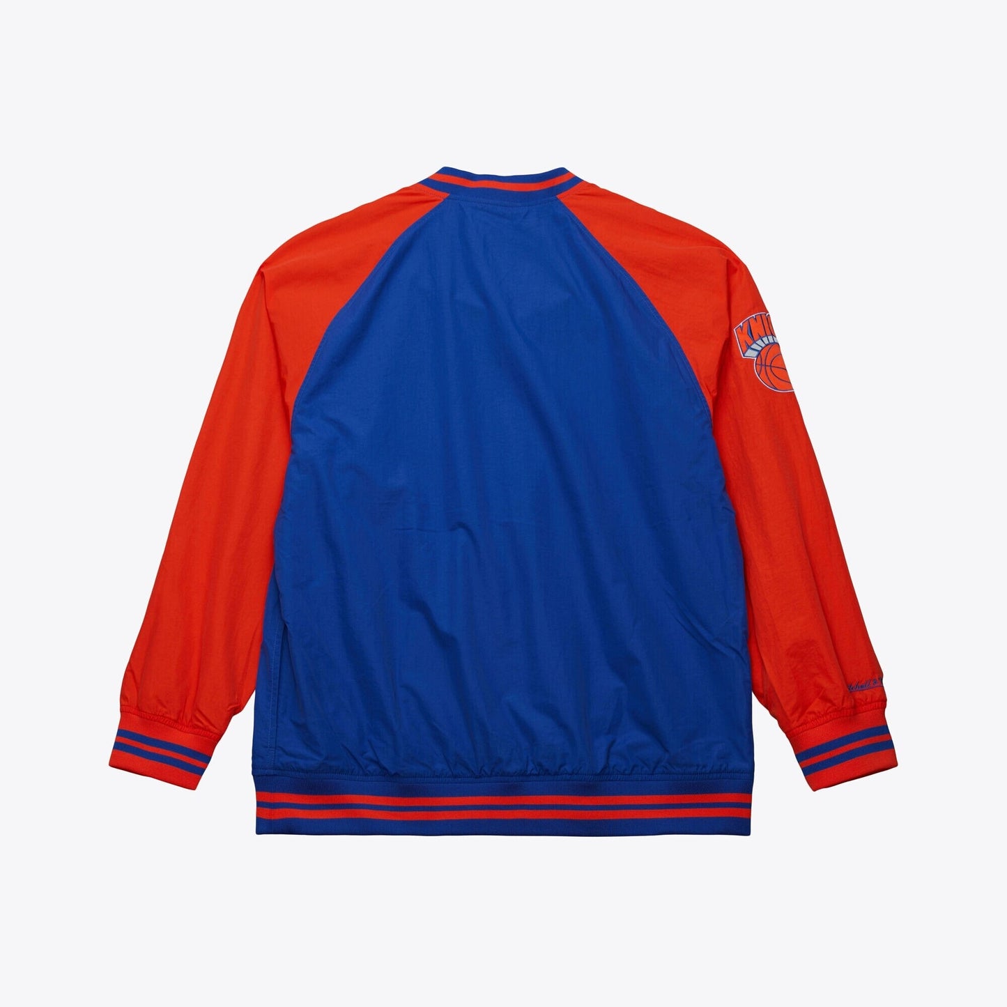 Mitchell & Ness Men's NBA Nylon Pullover Jacket Vintage Logo Knicks Pullovers