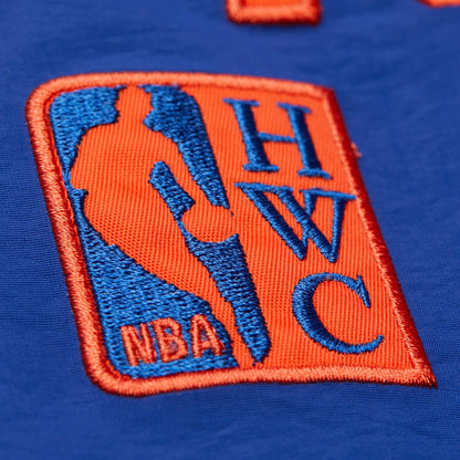 Mitchell & Ness Men's NBA Nylon Pullover Jacket Vintage Logo Knicks Pullovers