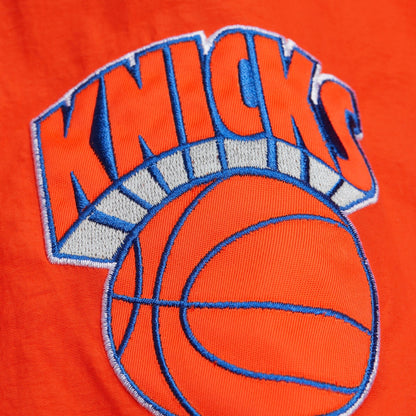 Mitchell & Ness Men's NBA Nylon Pullover Jacket Vintage Logo Knicks Pullovers