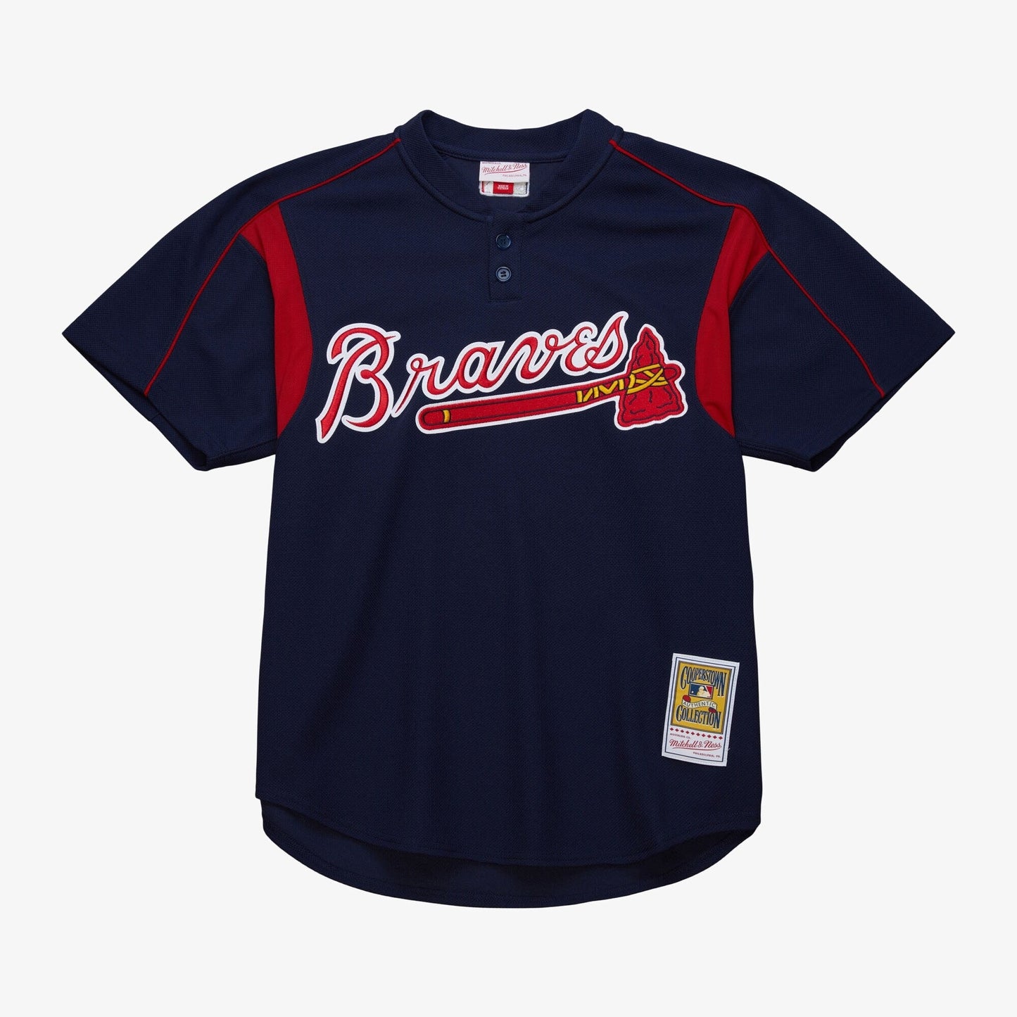 Mitchell & Ness Men's MLB Authentic Bp Practice Jersey Braves 2003 Greg Maddux