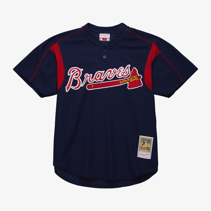 Mitchell & Ness Men's MLB Authentic Bp Practice Jersey Braves 2003 Greg Maddux